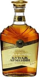 Коньяк "Золотой Купаж Армении" 3 года, 0.5 л