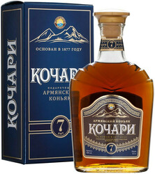 Коньяк "Кочари" 7-летний, в подарочной коробке, 0.5 л
