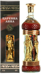 Коньяк "Царевна Анна" 8-летний, в подарочной коробке, 0.5 л