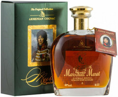 Коньяк "Маршал Мюрат" 8-летний, в подарочной коробке, 0.5 л