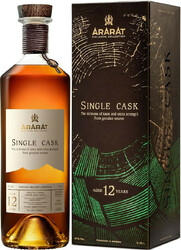 Коньяк "Арарат" Сингл Каск, в подарочной коробке, 0.75 л