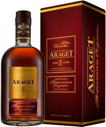 Коньяк Araget, 5 Years Old, gift box, 0.5 л