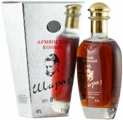 Коньяк "Шираз" ХО, в подарочной коробке, 0.5 л