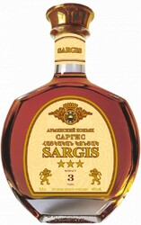 Коньяк Sargis 3 stars, 0.5 л