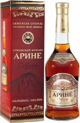 Коньяк "Арине" Арюц 6-летний, в подарочной коробке, 0.5 л