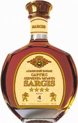 Коньяк Sargis 4 stars, 0.5 л