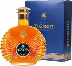 Коньяк "Тигран" 3-летний, в подарочной коробке, 0.5 л