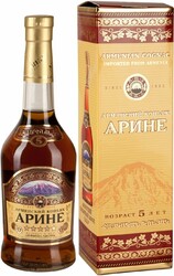 Коньяк Арине 5 звезд, подарочная упаковка, 0.5 л