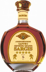Коньяк Sargis 5 stars, 0.5 л