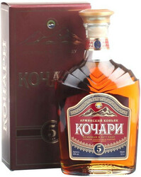 Коньяк "Кочари" 5-летний, в подарочной коробке, 0.5 л