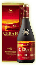 Коньяк "Севан" 6-летний, в подарочной коробке, 0.7 л