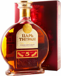Коньяк "Царь Тигран" 5-летний, в подарочной коробке, 0.7 л