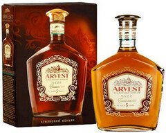 Коньяк "Арвест" ВСОП, в подарочной коробке, 0.5 л