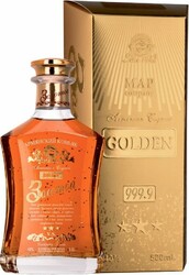 Коньяк МАП, "Золотой" ВС, 3-летний, в подарочной коробке, 0.5 л