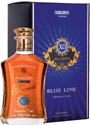 Коньяк МАП, "Золотой" ИксО, 7-летний, в подарочной коробке, 0.5 л