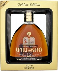 Коньяк "Маштоц" 15-летний, в подарочной коробке, 0.7 л
