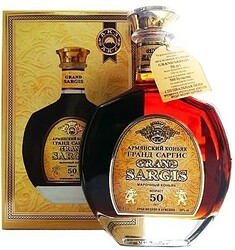 Коньяк "Grand Sargis" 50 Years Old, gift box, 0.5 л