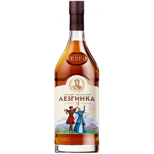 Коньяк "Лезгинка" Трехлетний, 0.5 л
