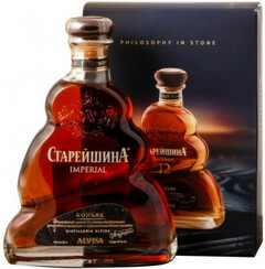 Коньяк "Старейшина" Империал 12-летний, в подарочной коробке, 0.5 л