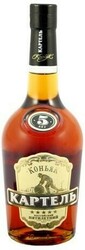Коньяк "Картель" 5-летний, 0.5 л