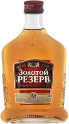 Коньяк "Золотой Резерв" 5 лет, фляжка, 250 мл