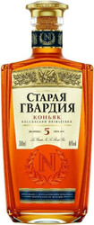 Коньяк "Старая Гвардия", 5-летний, 0.5 л