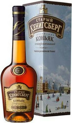 Коньяк "Старый Кенигсберг" 4-летний, в подарочной коробке, 0.5 л