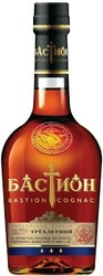 Коньяк "Бастион" 3 года выдержки, 0.5 л