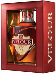Коньяк Велюр ВС, в подарочной упаковке, 0.5 л