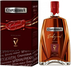 Коньяк "Старейшина" Пятилетний, в подарочной коробке, 0.5 л