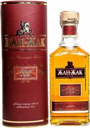 Коньяк "Жан-Жак" Голд В.С.О.П, 5 звезд, в красной тубе, 0.5 л