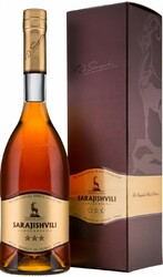 Коньяк "Сараджишвили" 3 звезды, в подарочной коробке, 0.7 л