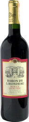 Вино "Baron de Lirondeau" Rouge Demi Sec