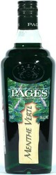 Ликер "Pages" Menthe Verte, 0.7 л