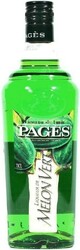 Ликер "Pages" Melon Vert, 0.7 л