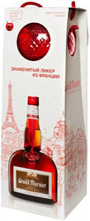 Ликер Grand Marnier, "Сordon Rouge", gift box with glass, 0.7 л