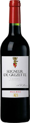 Вино "Seigneur de Grezette" Malbec, Cahors AOC, 2017