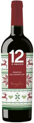 Вино "12 e Mezzo", Primitivo del Salento IGP, 2016, "New Year Design"
