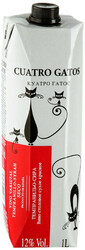Вино Navarro Lopez, "Cuatro Gatos" Tempranillo-Syrah, Tetra Prism, 1 л