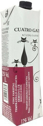 Вино Navarro Lopez, "Cuatro Gatos" Tempranillo-Garnacha, Tetra Prism, 1 л