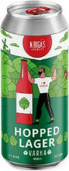 Пиво New Riga's Brewery, "Varka" Hopped Lager, in can, 0.45 л