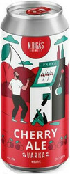 Пиво New Riga's Brewery, "Varka" Cherry Ale, in can, 0.45 л