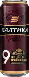 Пиво Балтика, №9 Вишневое Крепкое, 0.45 л
