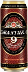 Пиво Балтика №9 Крепкое, в банке, 0.45 л
