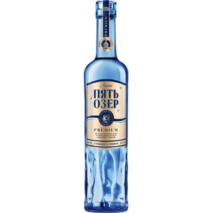 Водка "Пять Озер" Премиум, 0.5 л