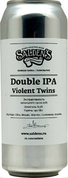 Пиво Salden's, Double IPA "Violent Twins", in can, 0.5 л