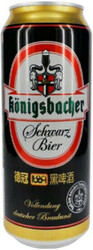 Пиво "Konigsbacher" Schwarz Bier, in can, 0.5 л