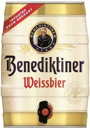 Пиво "Benediktiner" Weissbier, mini keg, 5 л