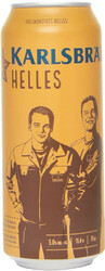 Пиво "Karlsbrau" Helles, in can, 0.5 л