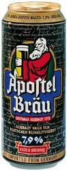 Пиво "Apostel Brau" Extra Strong, in can, 0.5 л